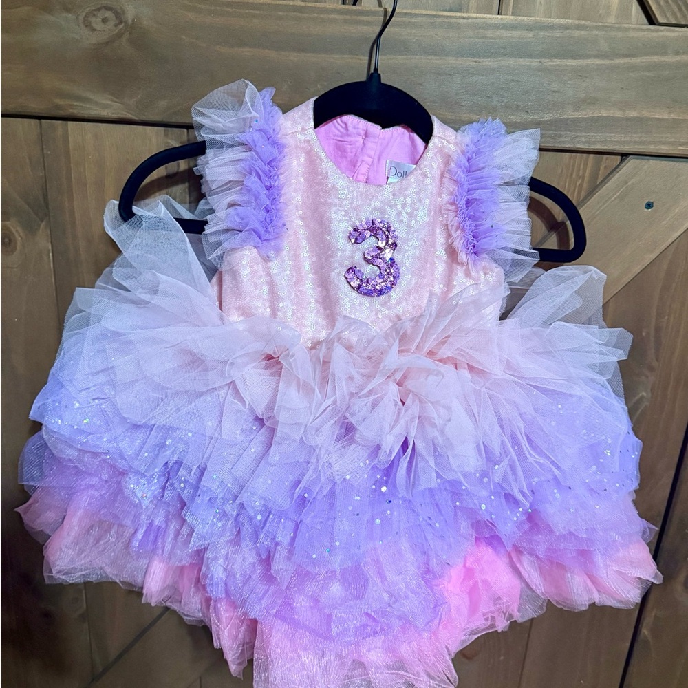 Dollcake Pink and Lavender Tutu Dress